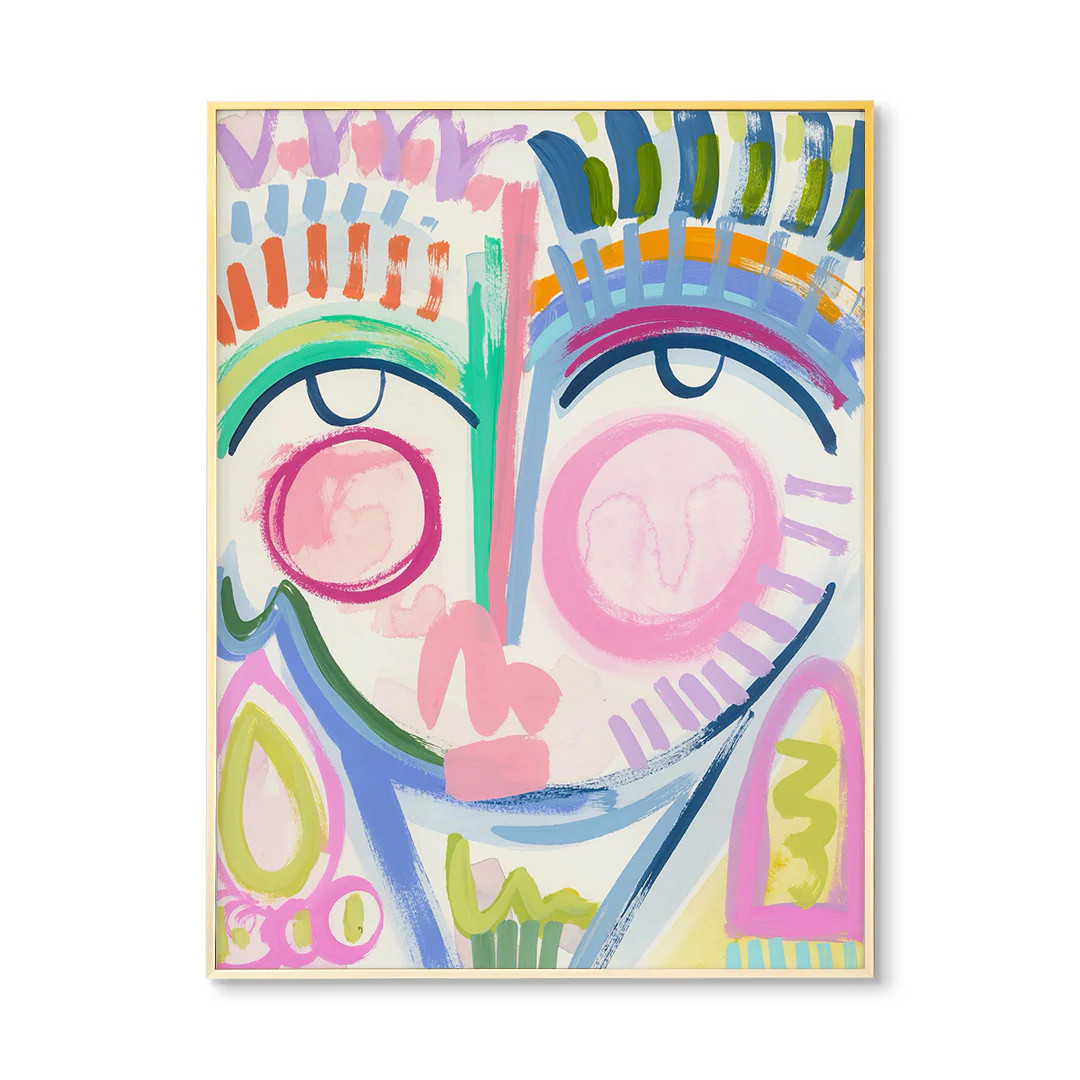 Ava by Samantha Jezek | Modern Abstract Portraits | Urban Garden Prints