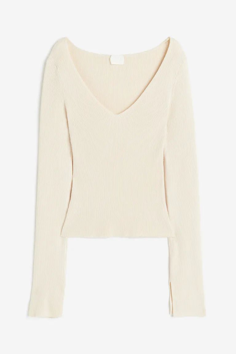 Rib-knit Top | H&M (US)