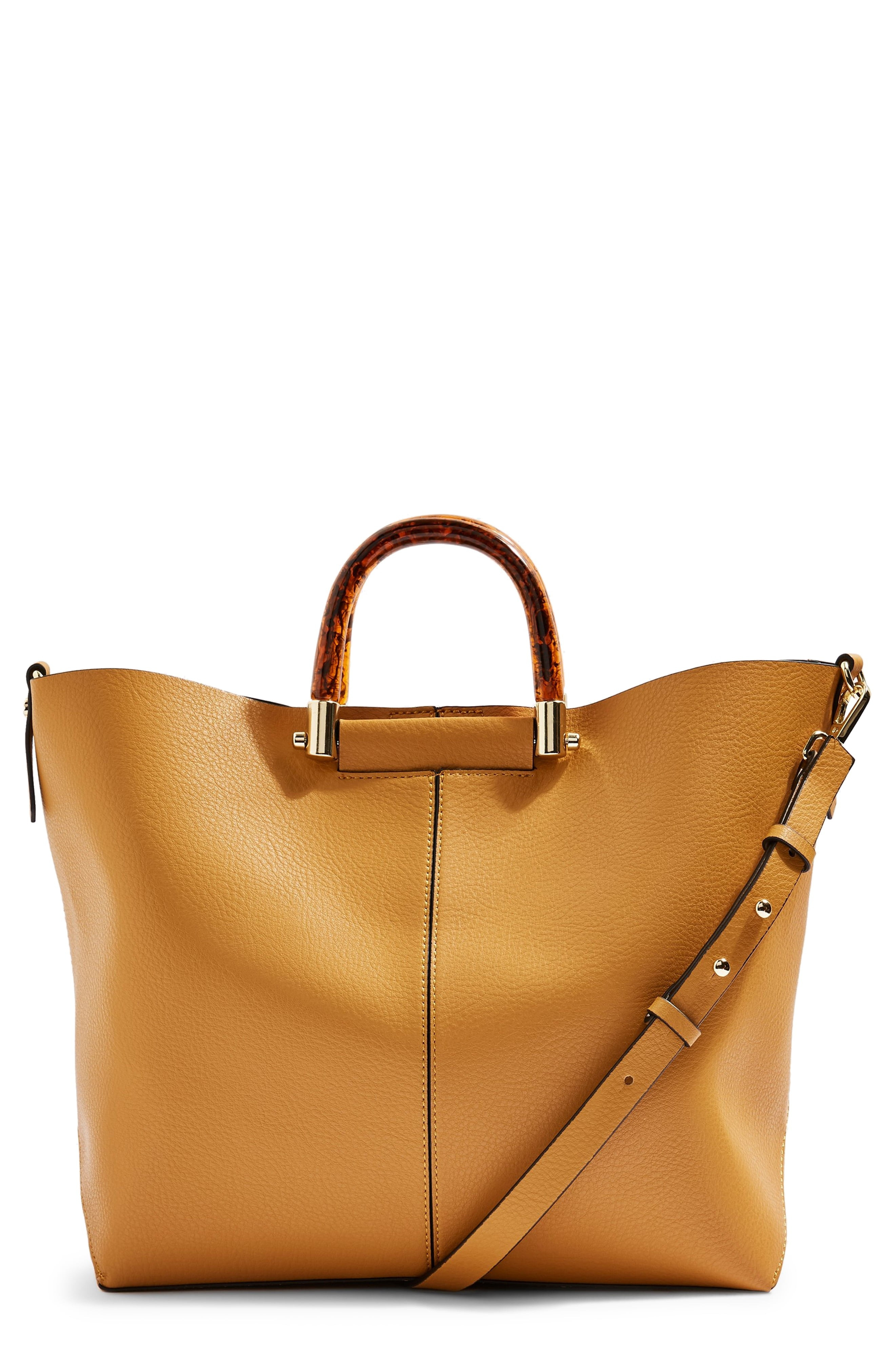 Topshop Sallie Tortoiseshell Handle Tote | Nordstrom