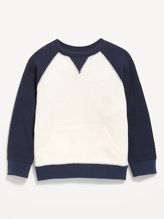 Raglan Waffle-Knit Top for Toddler Boys | Old Navy (US)