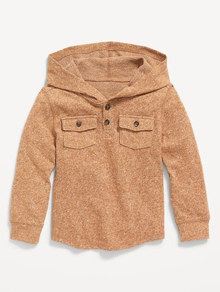 Utility Henley Pocket Hoodie for Toddler Boys | Old Navy (US)