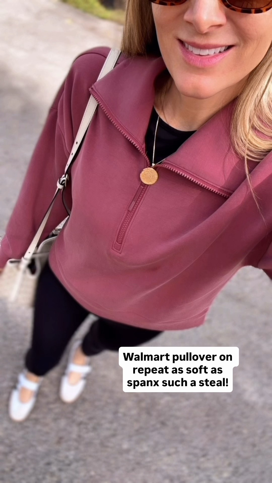 Sunday fit. So cozy Walmart pullover on repeat absolutely obsessed with this. I’ve watched it and worn it several times wearing a size small!!! 

#LTKFindsUnder50 #LTKOver40 #LTKSaleAlert