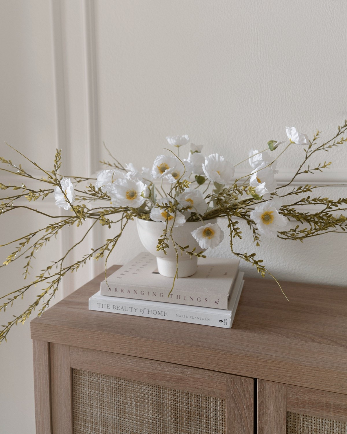 Can’t keep a plant alive? Same. Faux florals to the rescue @ecochichome 🌿✨

I created this arrangement with 6 white poppy stems & 2 mini leaf sprays, styled inside the Elijah compote—super simple but makes all the difference. I love switching up stems each season while keeping my favorite vessels on repeat. Zero maintenance, always chic… because let’s be real, I can’t keep a real plant alive to save my life. 

Team faux or fresh? (You already know where I stand 😉)

shop this look on my @shop.ltk page (🔗 in bio)
.
.
.
#SpringRefresh #FauxFlorals #ad #liketkit  #HomeDecorLover #FauxFloralDesign #ChicHomeStyle #InteriorInspo #SpringVibesOnly #StyledSpaces #MinimalistDecor #EffortlessStyle #NeutralHome #TimelessDecor #ModernFarmhouseStyle #LTKHome #FauxReal #HomeAesthetic #DecorCrush

#LTKSeasonal #LTKFindsUnder50 #LTKHome