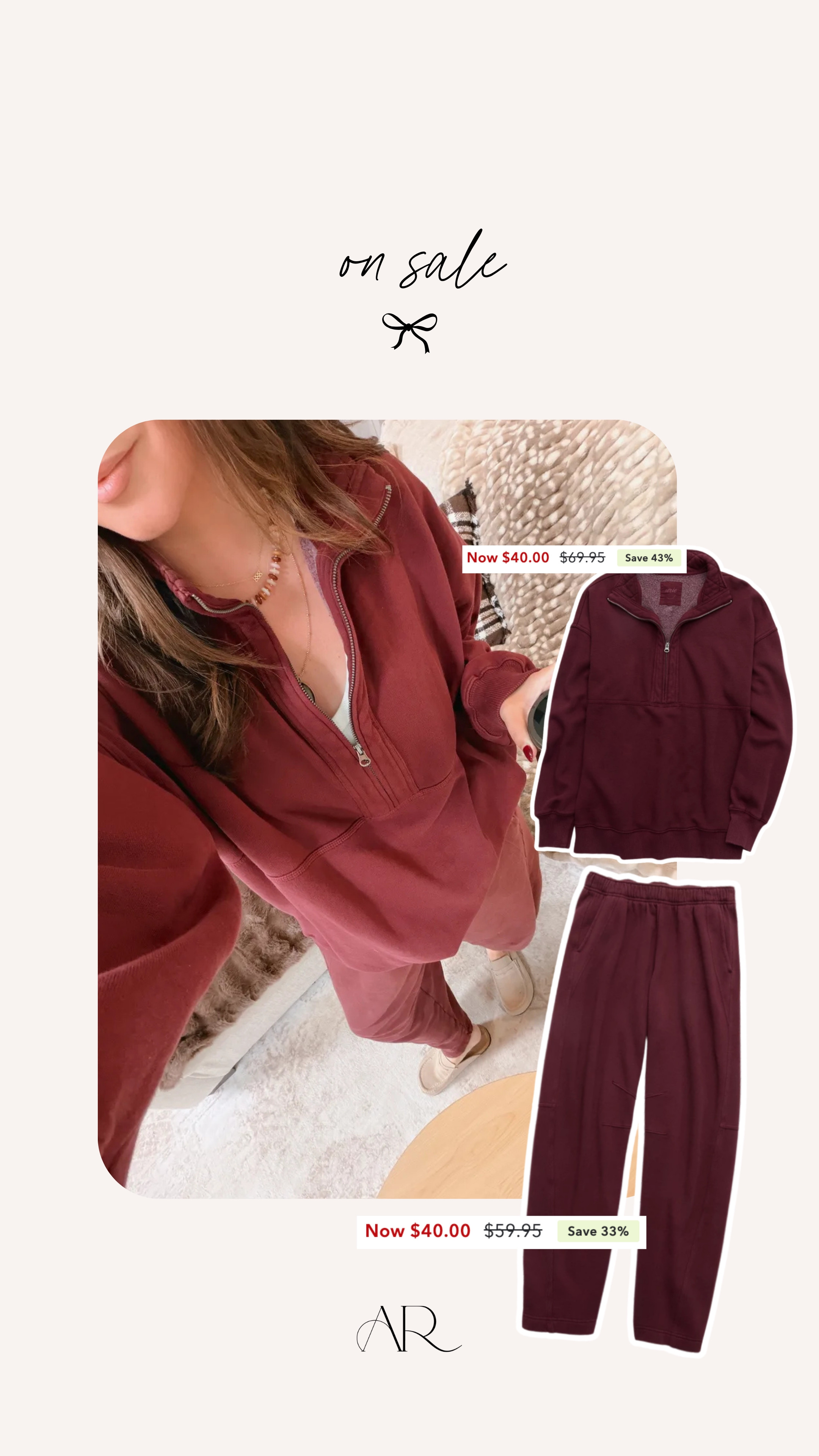 one of my favorite aerie sets is on sale!! perfect comfy set to run errands in!

fall outfit, busy mom outfit, anti-pooch outfit 

 #LTKgrwm #LTKootd #LTKMidsize