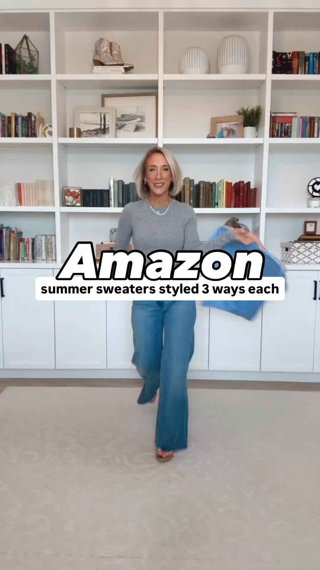 Amazon - summer sweaters styled 3 ways each * Merino Wool Blend Long Sleeve Crew Neck - Size XS. 8 colors. * Bella Stretch Palazzo Jeans - Size: 25. Color: Seaside Blue (3 colors). 1. Short Sleeve Crew Neck Lightweight Sweater - size XS. 9 colors. * White High Rise Wide Leg Denim Trousers - size 2, Average. 3+ colors. * Wide Leg Trousers - size Small, 29” inseam (pull on pants). * Pleated Polka Dot Midi Skirt - size small. 2. Sleeveless Crew Neck Lightweight Sweater - size Small. 9 colors. * Bella Stretch Palazzo Jeans - Size: 25. Color: Seaside Blue (3 colors). * Mid Rise Cropped Wide Leg Floral Jeans - size XS. 6 colors. * Beige Casual Blazer - size Small. 20 colors. * Pink Pleated Maxi Skirt - size Small. 5 colors.

 

#LTKSeasonal #LTKOver40 #LTKSaleAlert