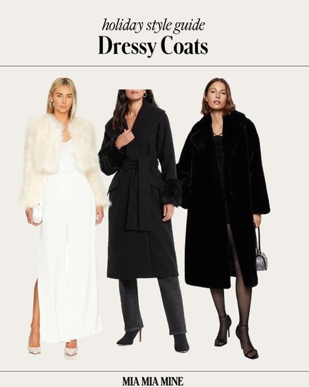 Holiday outfit ideas
Dressy coats 

#LTKsalealert #LTKSeasonal #LTKstyletip