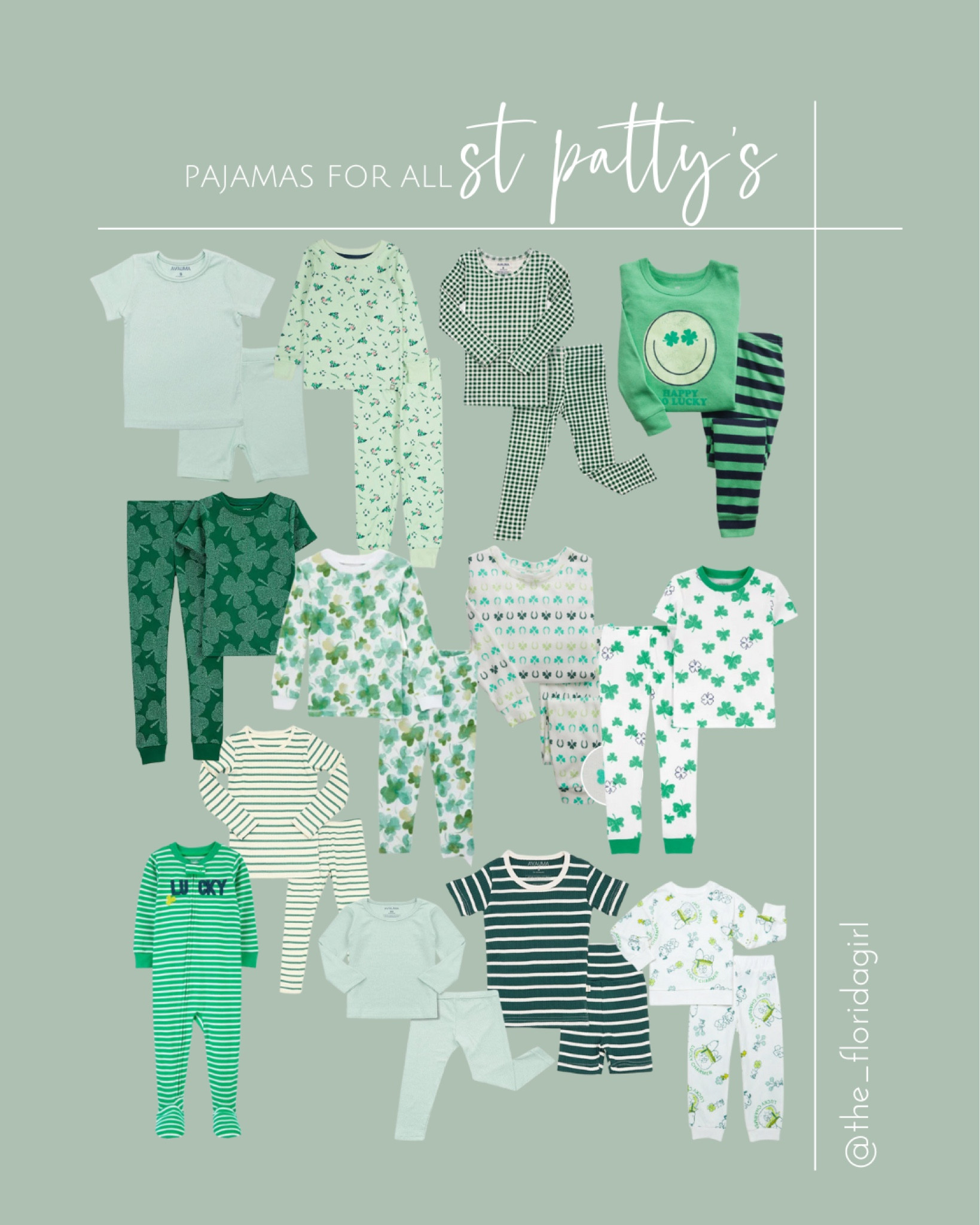St. Patty’s Day PJs #pajamas #stpattys #stpatricksday #holidaypjs #kids #kidspjs #kidspajamas #seasonal #pajamas #target #targetstyle #amazon #amazonfashion #shamrocks #fourleafclover #rainbows #pjs #familypjs #familypajamas

#LTKSeasonal #LTKkids #LTKfamily