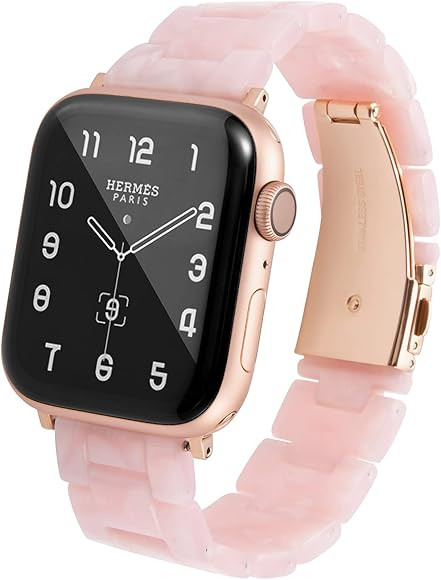 HOPO Compatible With Apple Watch Band 49mm 46mm 45mm 44mm 42mm 41mm 40mm 38mm Thin Light Resin St... | Amazon (US)