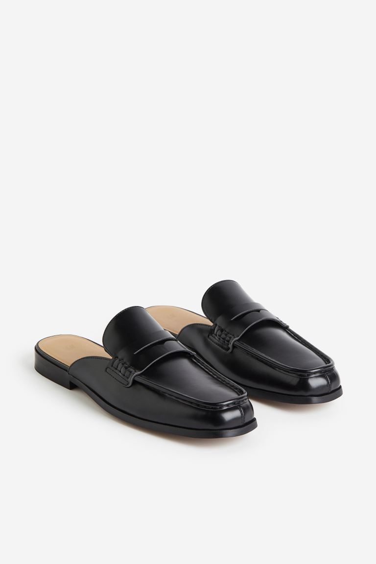 Mule Loafers - No heel - Black - Men | H&M CA | H&M (US + CA)