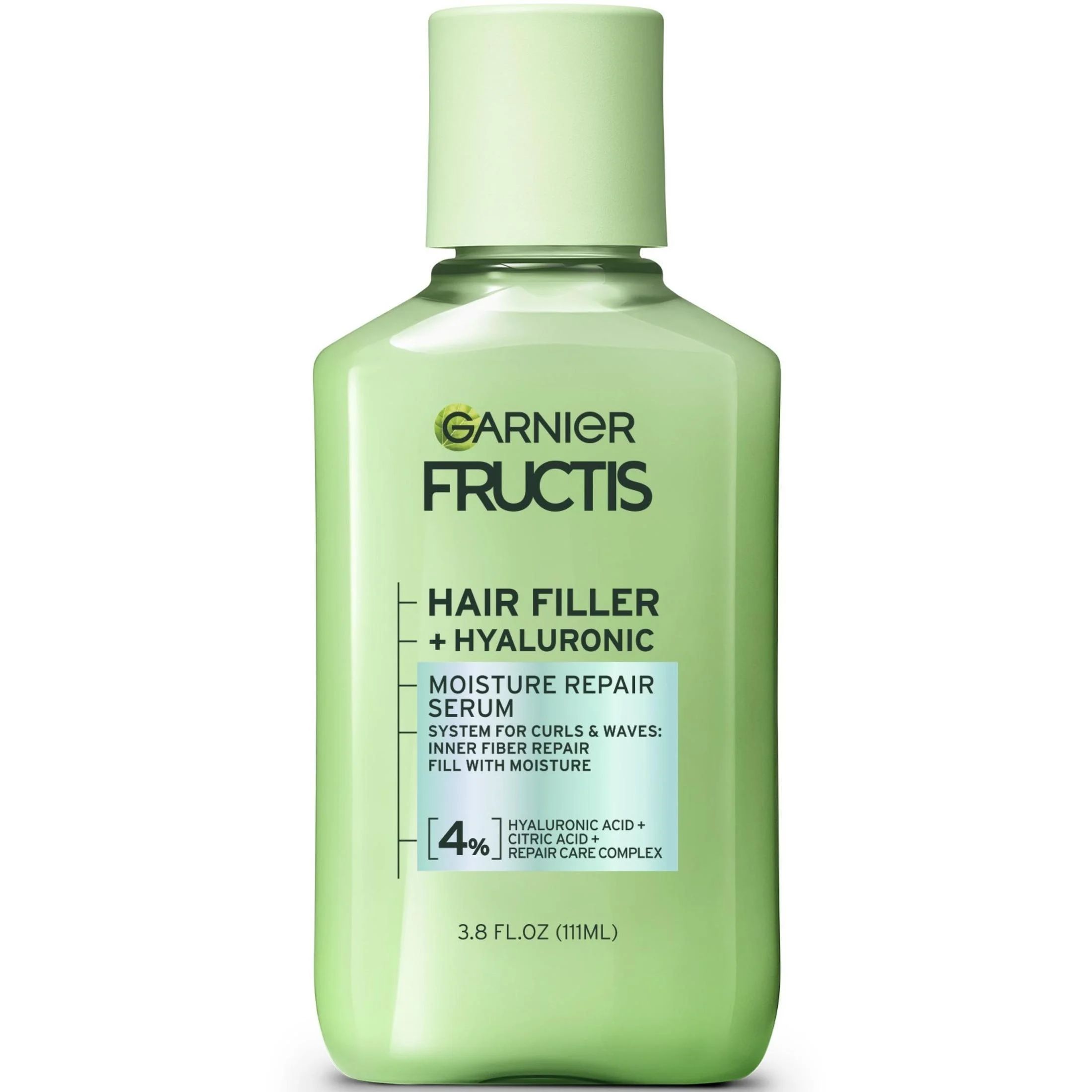 Garnier Fructis Hair Filler Hyaluronic Acid Moisture Repair Serum, 3.8 fl oz - Walmart.com | Walmart (US)