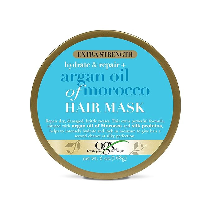 OGX Extra Strength Hydrate Repair + Argan Oil of Morocco Hair Mask Deep Moisturizing Conditioning... | Amazon (US)