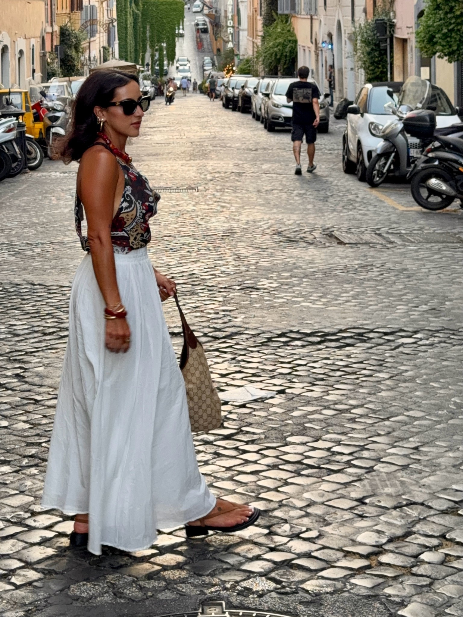 Dinner outfit in Rome. Top size Small, skirt size small #whatiwore @Zara 

Vacation outfits, petite style, Zara

#LTKootd #LTKPetite