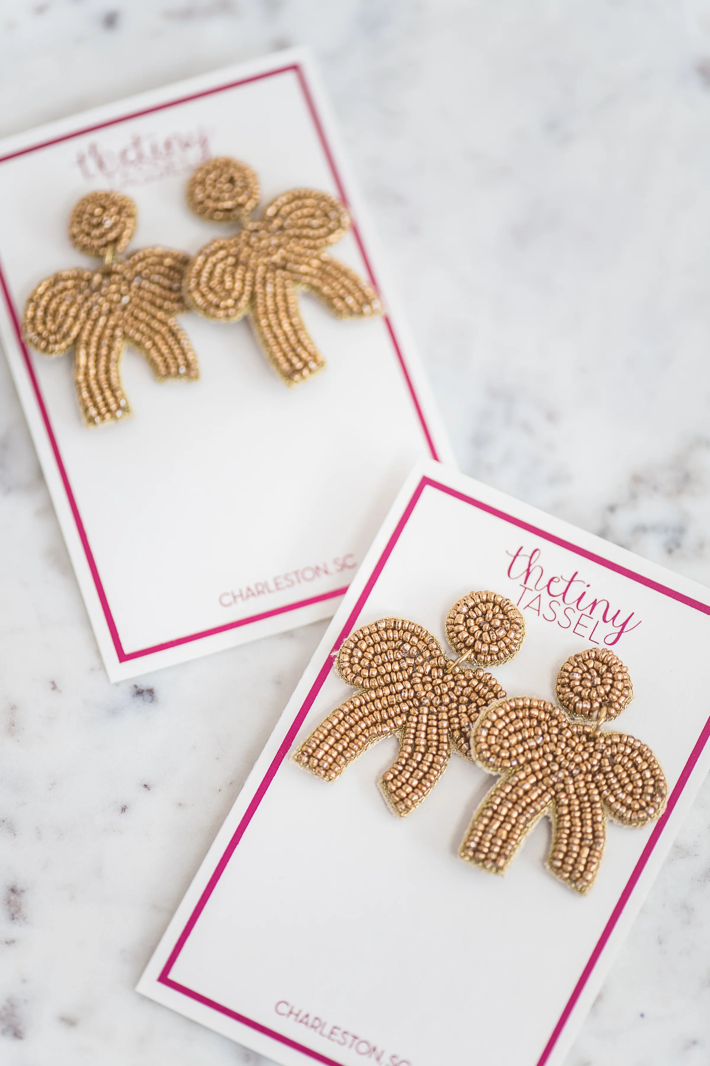 The Berkeley Bow Earring in Gold | The Tiny Tassel