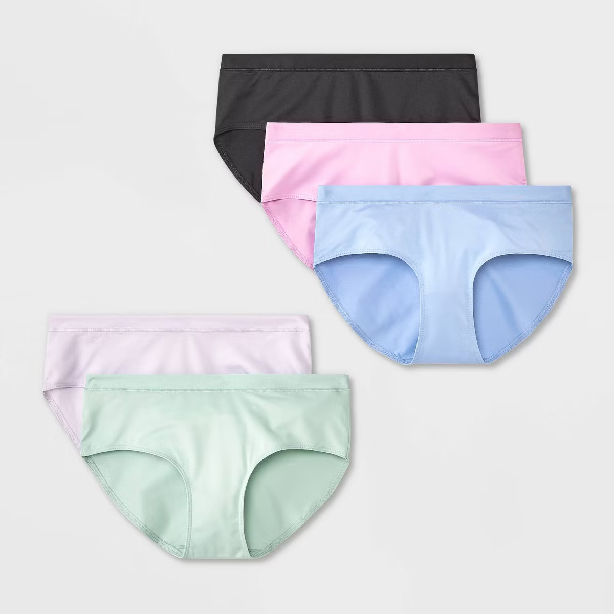 Girls' 5pk Hipster Underwear - art class™ Black | Target