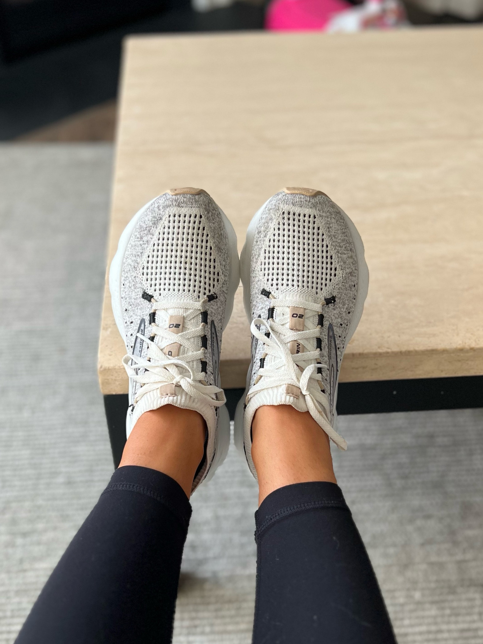 Brooks running shoes ❤️‍🔥 neutral color athletic shoes! On sale for $120, normally $160🎁 #giftsforher #shoes #runningshoes #athleticshoes #tennisshoes #neutralcolors 

#LTKGiftGuide #LTKSeasonal #LTKsalealert