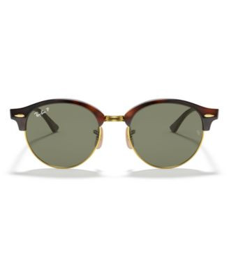 Ray-Ban Polarized Sunglasses , RB4246 CLUBROUND - Macy's | Macy's