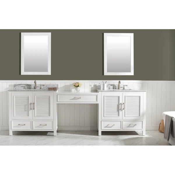 102'' Double Bathroom Vanity Set | Wayfair Professional