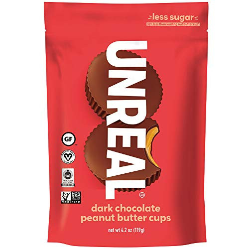 Unreal Dark Chocolate Peanut Butter Cups, 4.2 oz | Amazon (US)
