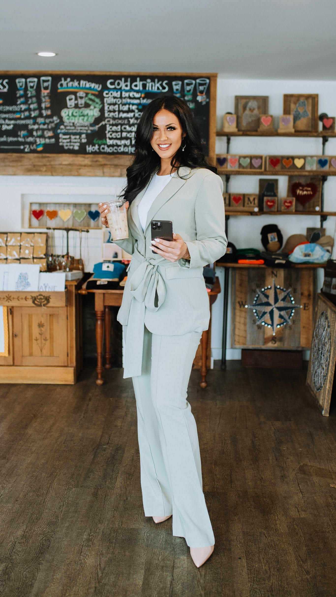 Mint green blazer suit, great for working in the spring! Professional women’s workwear.

#LTKSeasonal #LTKworkwear #LTKstyletip