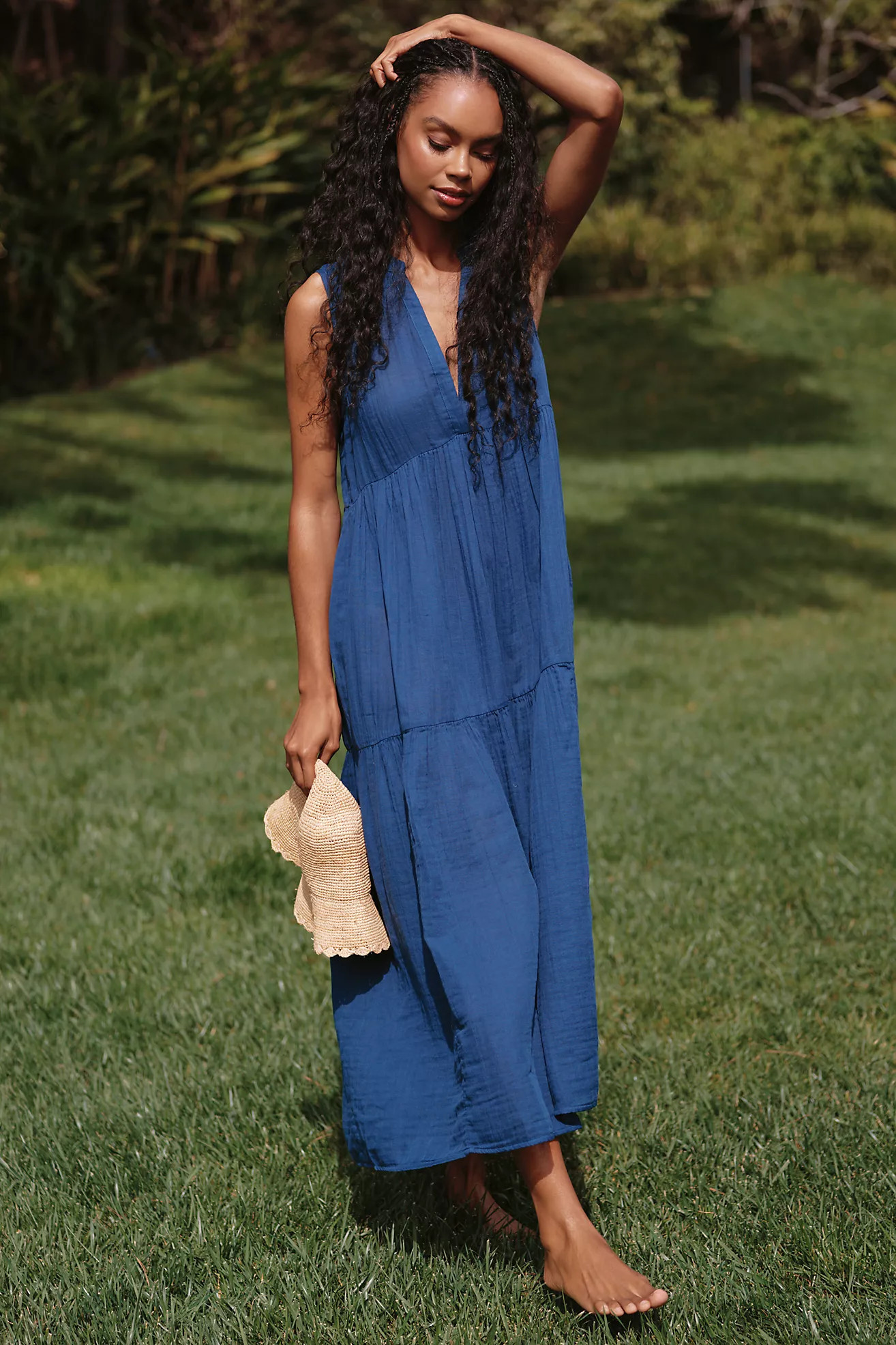 The Kallie Flowy Maxi Dress | Anthropologie (US)