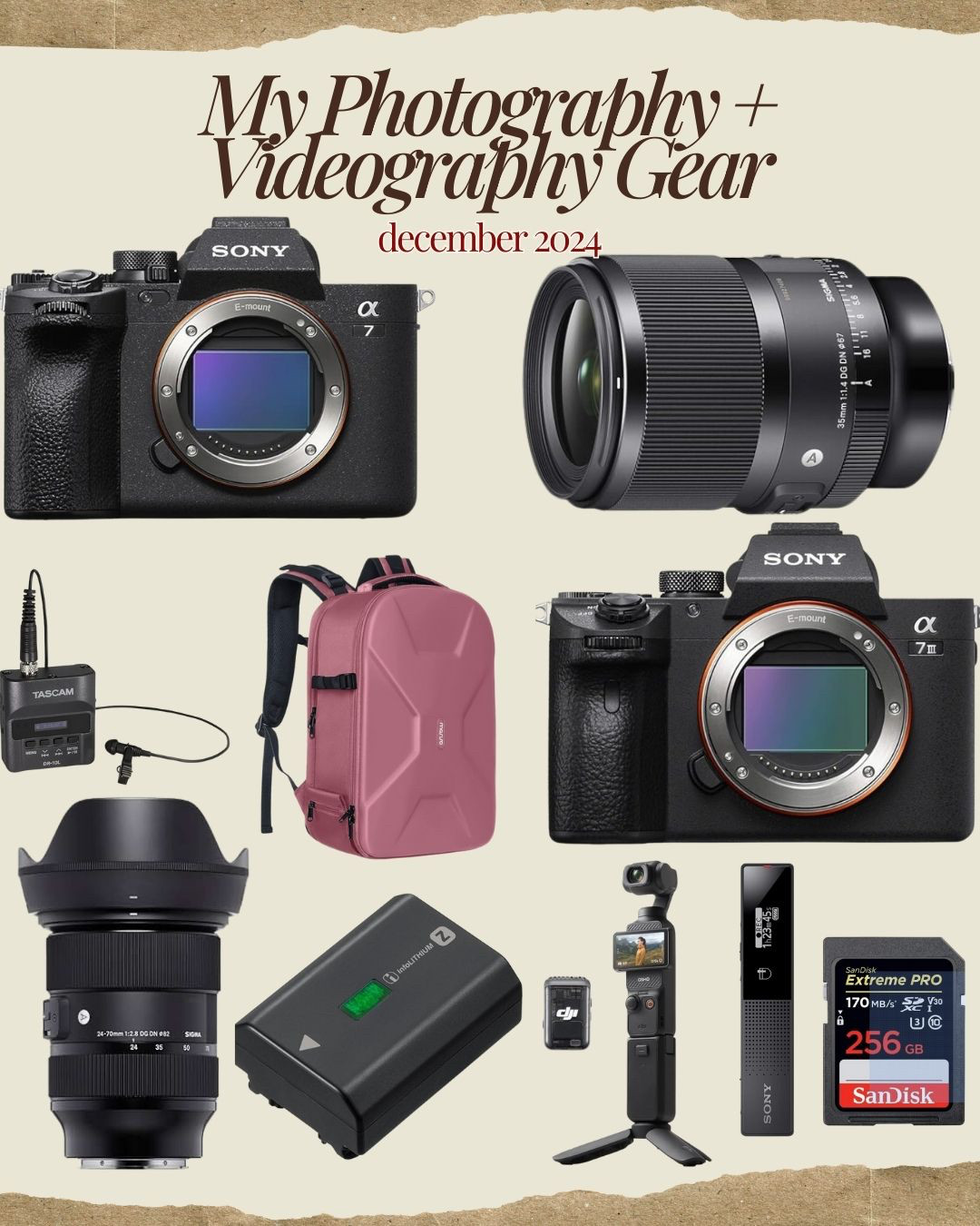 My Wedding Photography + Videography Gear (December 2024!) 

 

#LTKCyberWeek #LTKGiftGuide #LTKHoliday