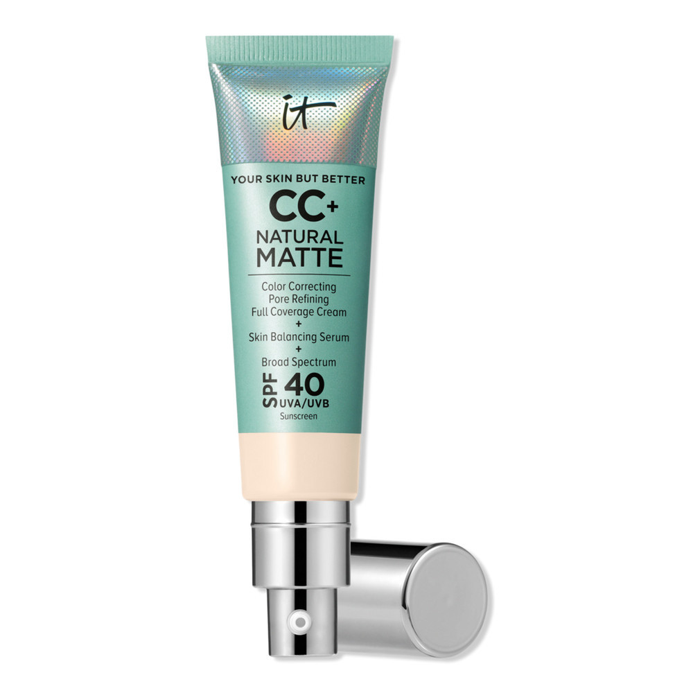 IT Cosmetics CC+ Cream Natural Matte Foundation with SPF 40 - Fair Ivory | Ulta