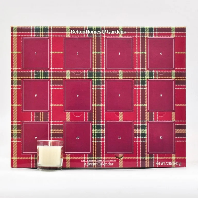 Better Homes & Gardens 12-Day Scented Candle Advent Calendar Set - Walmart.com | Walmart (US)