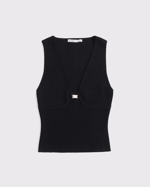 Plunge Hardware Top | Abercrombie & Fitch (US)