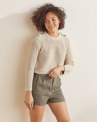 UpWest Lightweight Cropped Sweater | Express