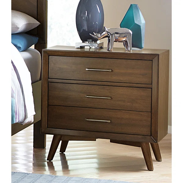 Mccarley 27'' Tall 3 - Drawer Nightstand | Wayfair North America