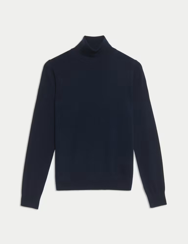 Pure Merino Wool Roll Neck Jumper | Marks & Spencer (UK)