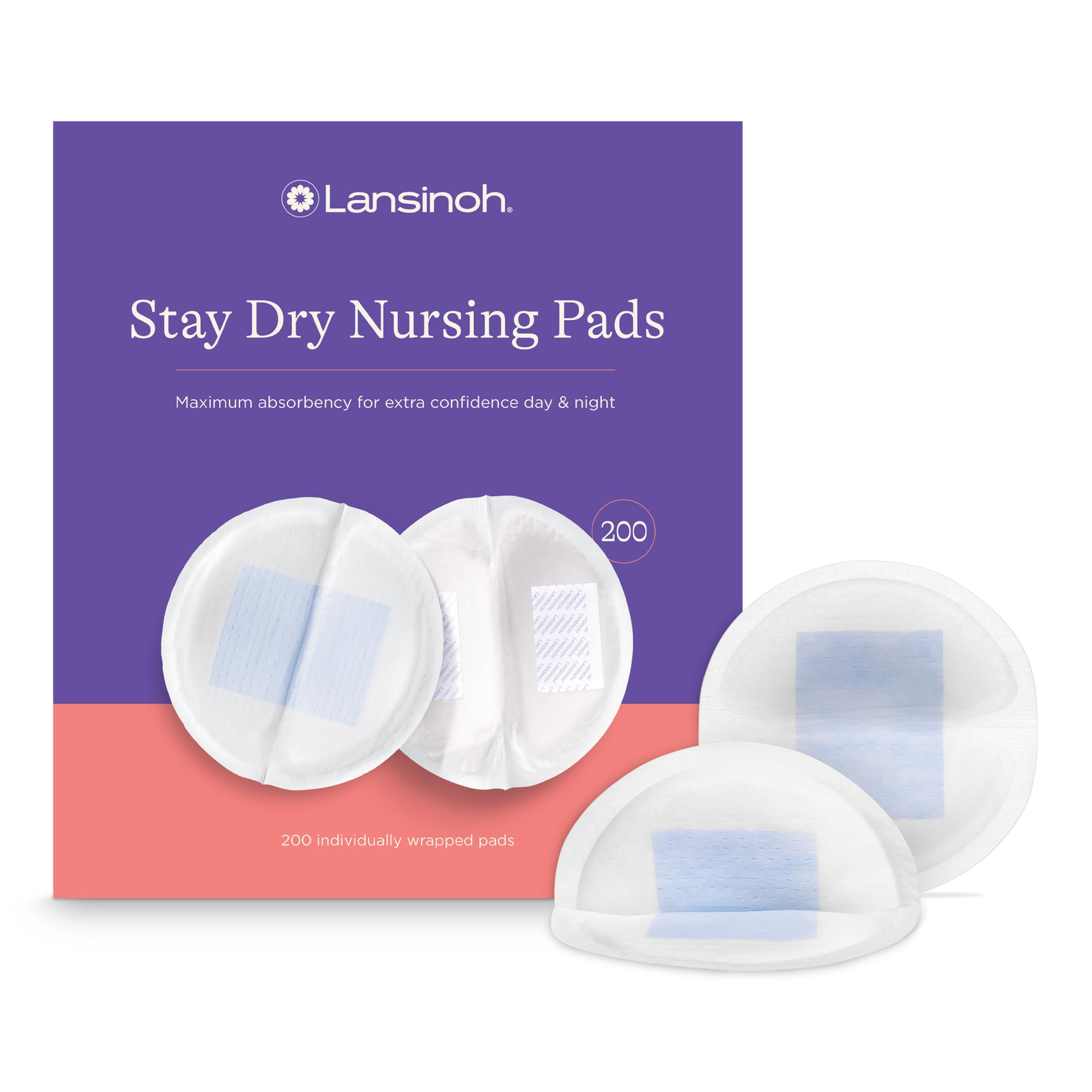Lansinoh Stay Dry Disposable Nursing Pads, Soft and Super Absorbent Breast Pads, Breastfeeding Es... | Amazon (US)