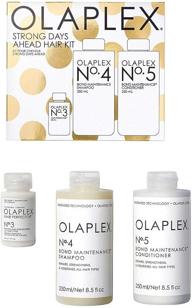 Olaplex Strong Days Ahead Haircare Kit No. 3, 4, 5, Hydrates, Softens and Strengthens, Results in... | Amazon (US)