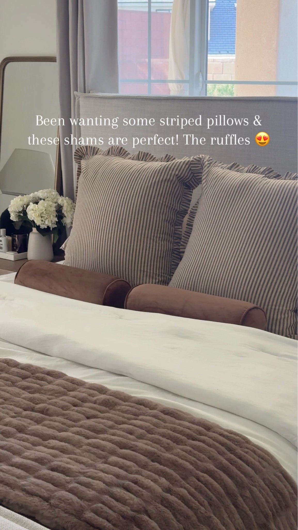 Bedroom refresh 🤎✨

Bedroom inspo, Amazon home, Amazon home decor, bedding, striped pillows, neutral bedroom decor

#LTKHome #LTKSeasonal