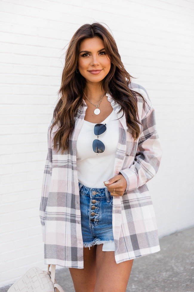 Adoring You Pink Plaid Blouse | Pink Lily