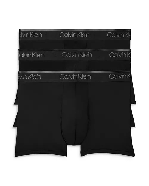 Calvin Klein Microfiber Stretch Wicking Low Rise Trunks, Pack of 3  | Bloomingdale's Men | Bloomingdale's (US)
