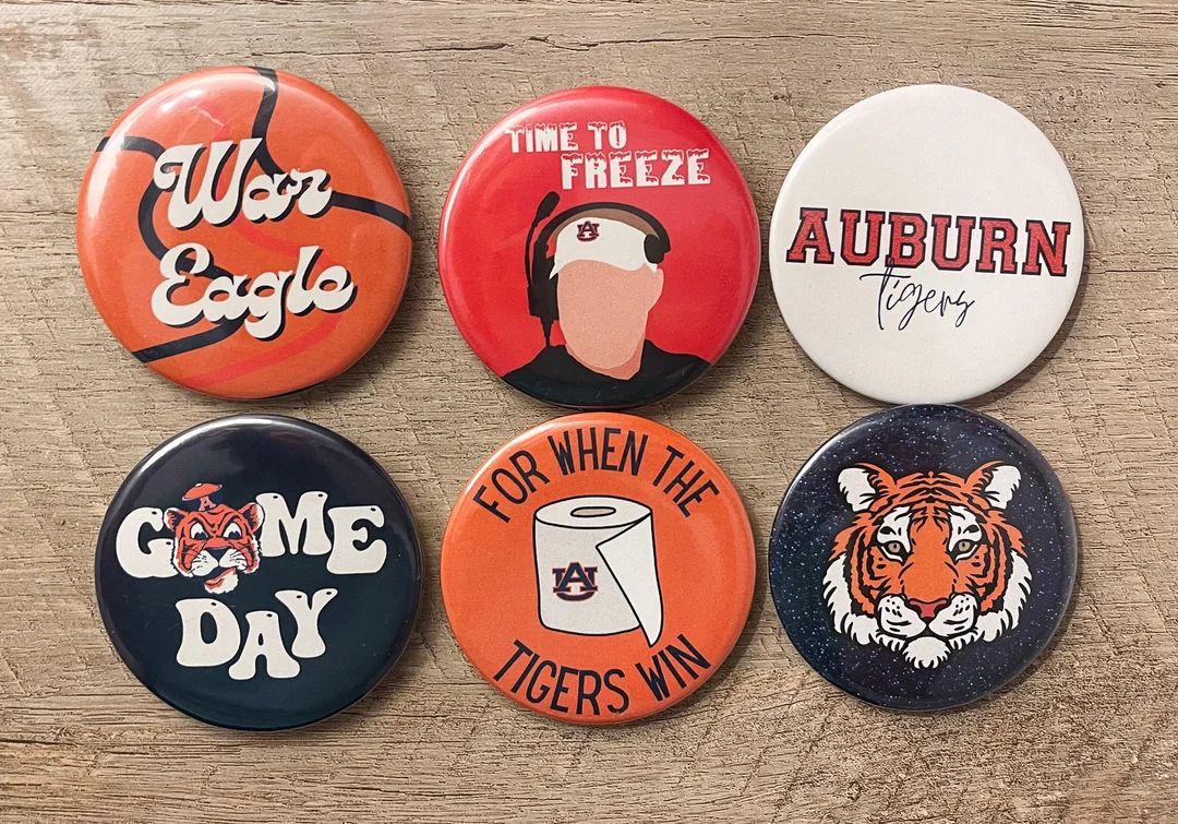 Auburn Game Day Button Bundle - Etsy | Etsy (US)