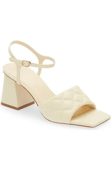 Open Edit Austyn Quilted Sandal (Women) | Nordstrom