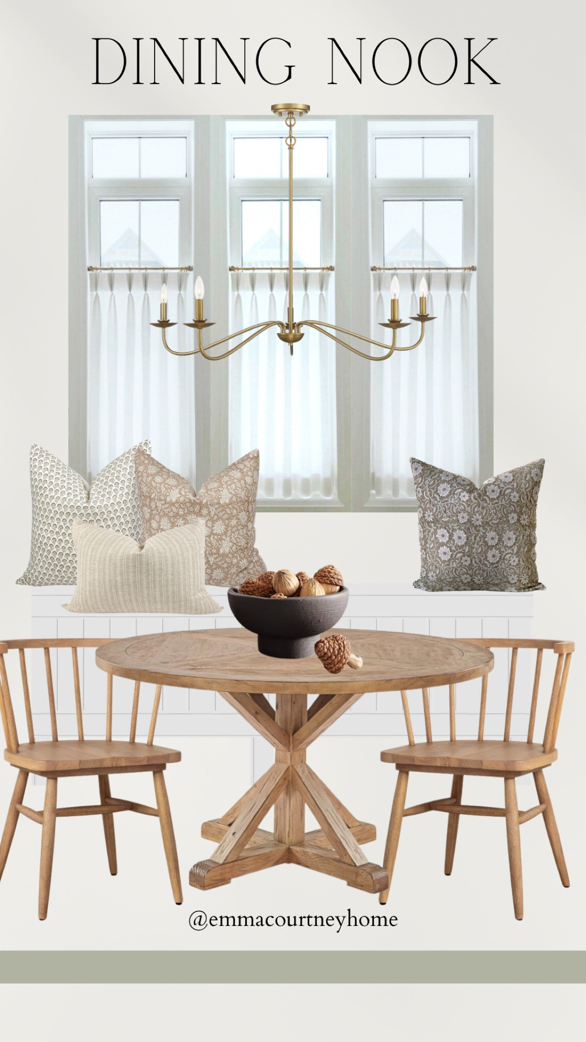 Dining nook mood board for fall 

#LTKSeasonal #LTKhome #LTKstyletip