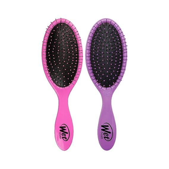 Wet Brush Original Detangling Hair Brush, Pink & Purple - Ultra-Soft IntelliFlex Bristles - Detan... | Amazon (US)