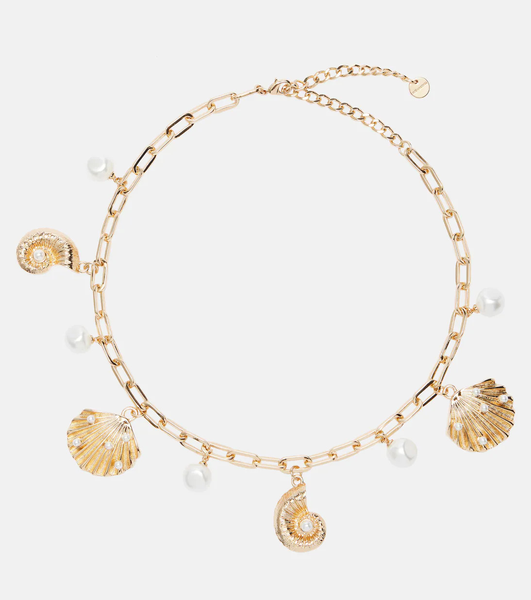 Embellished 18kt gold-plated necklace | Mytheresa (UK)