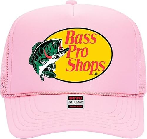 Generic Bass Fishing & Hunting Trucker Hat | Durable, Stylish Snapback for Men and Women | Premium Snapback for Adventurers | Pink | Amazon (US)