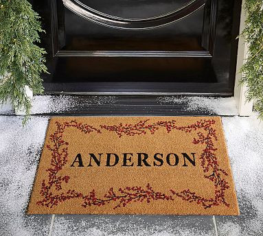 Personalized Berry Doormat | Pottery Barn (US)