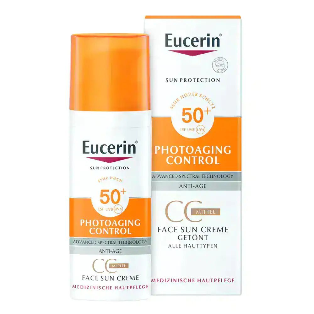Eucerin Photoaging Control Face Sun CC Creme getönt LSF 50+ mittel | Douglas (DE)