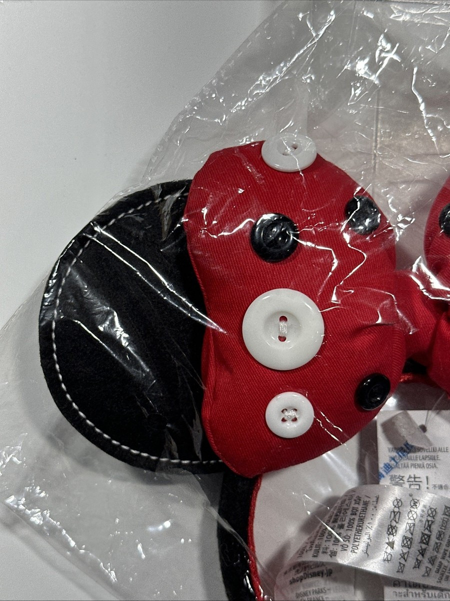 Disney Minnie Mouse Buttons Bow Ears Headband | eBay US