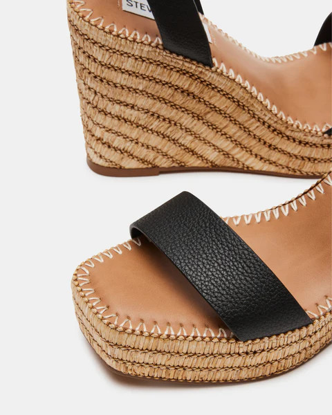 CASSIE BLACK LEATHER | Steve Madden (US)