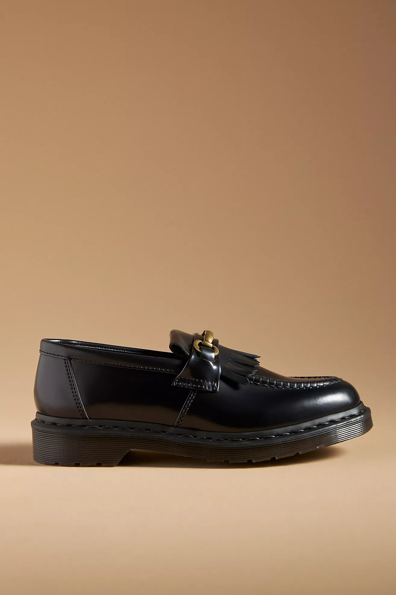 Dr. Martens Adrian Snaffle Smooth Leather Kiltie Loafers | Anthropologie (US)