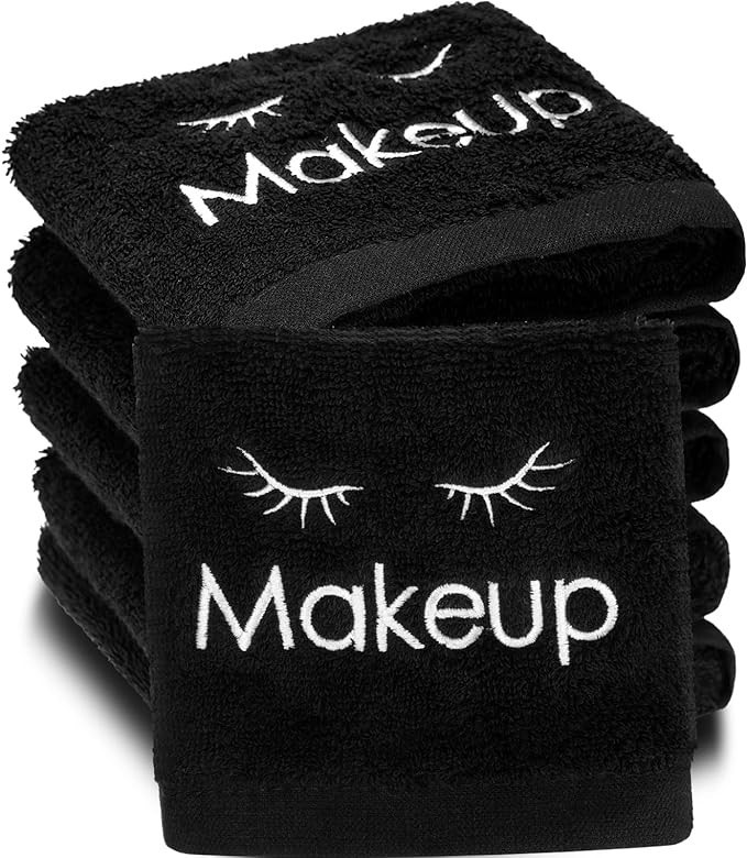 Shimeyao 6 Pcs 13x13 Inch Makeup Washcloths Reusable Makeup Remover Cloths Facial Cleansing Makeu... | Amazon (US)