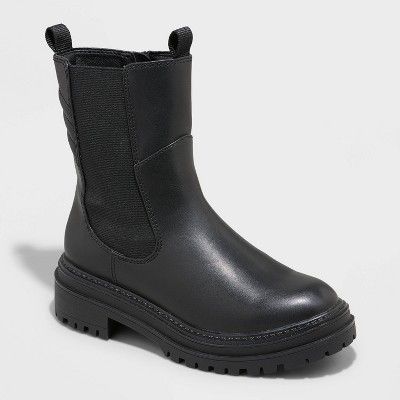 Women&#39;s Laura Gore Chelsea Boots - A New Day&#8482; Black 9.5 | Target