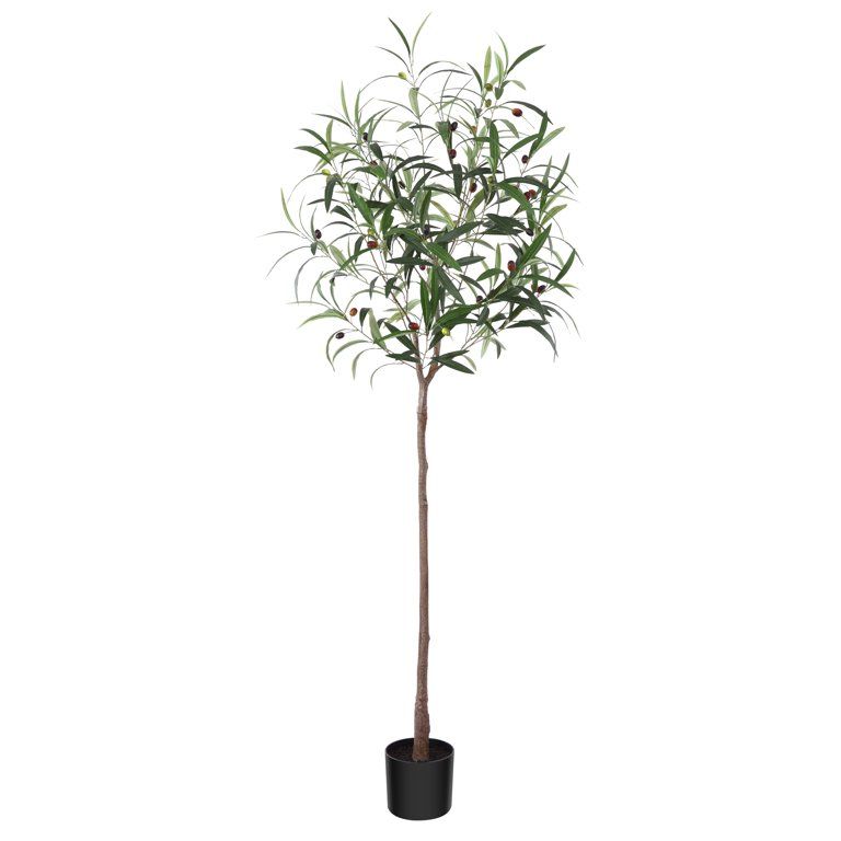 DR.Planzen Artificial Olive Tree 5FT Tall Fake Olive Plants Large Faux Trees for Home Decor Indoo... | Walmart (US)